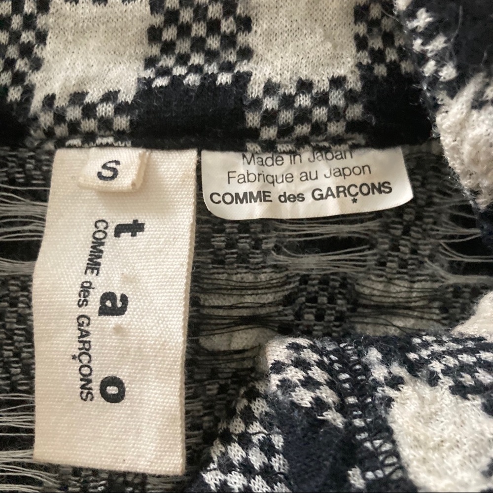 Comme des Garçons x Tao Cropped Wool Blazer Jacket Sz S - Picture 7 of 8